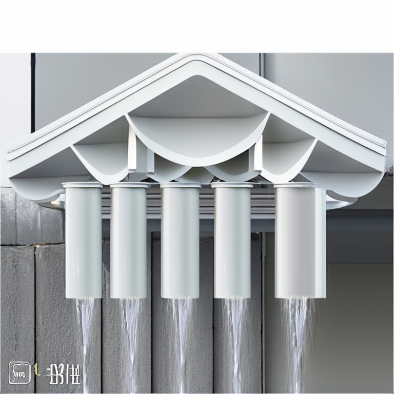 What is a PVC rain gutter system?