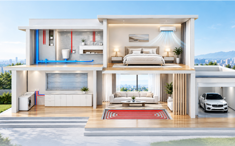 Good house in the world | Water, electricity, gas, and wind, hiding the most authentic quality of life in a home